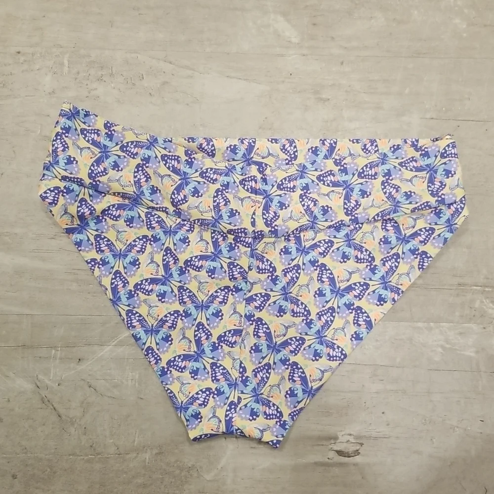 💕FRANKIE'S BIKINIS💕 Gavin Cheeky Bikini BOTTOM ~ Monarch Butterflies M NWT